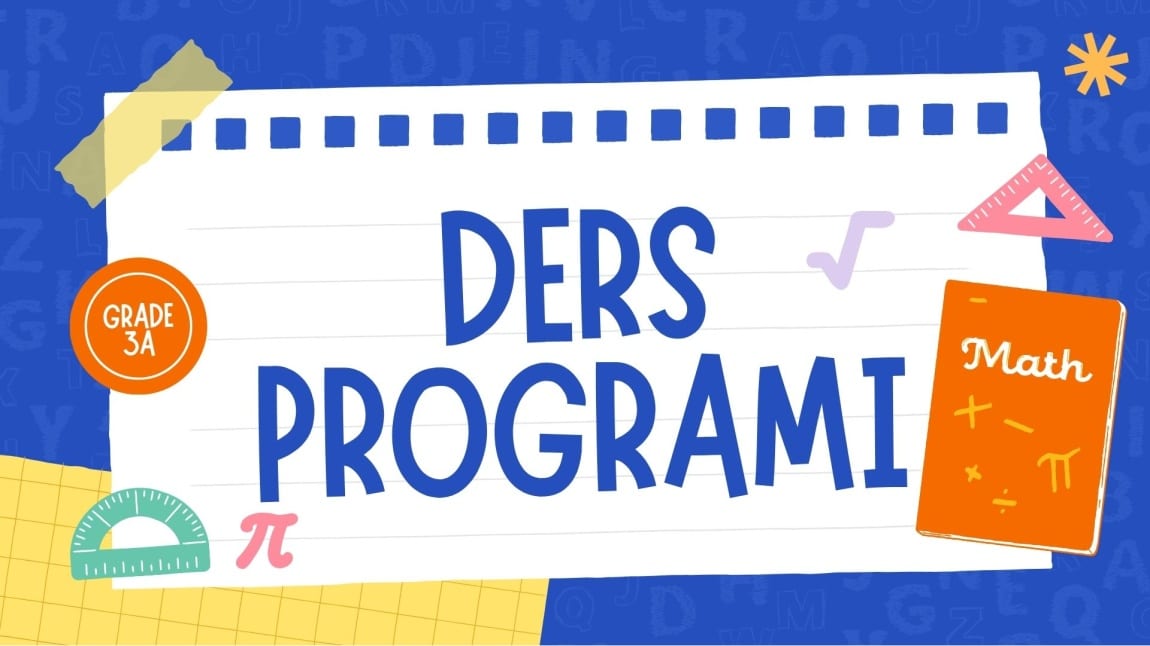 Yeni Ders Programı